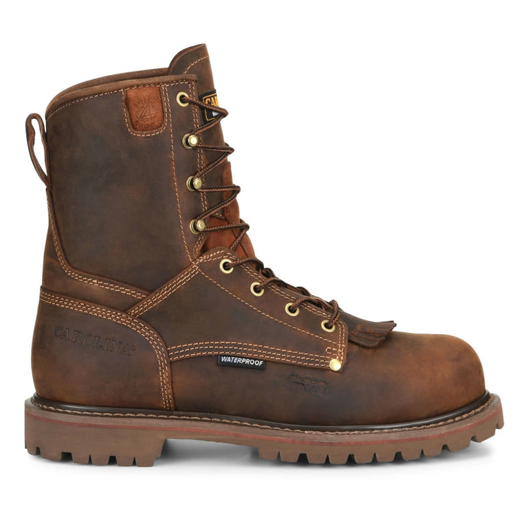 Carolina Men's 28 Series 8" Waterproof EH Composite Toe Boots, CA8528, Kharthoum Cigar