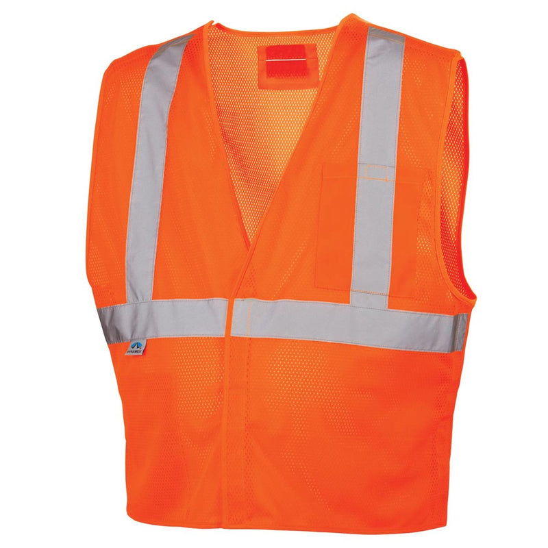 Custom Pyramex RVHL25 Type R Class 2 Hi-Vis Breakaway Mesh Safety Vest