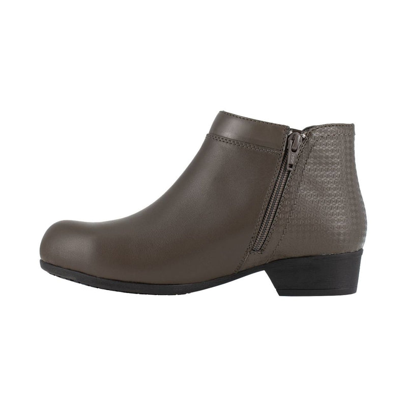 Rockport Women's Carly Work EH Alloy Toe Boots, Charcoal - RK753