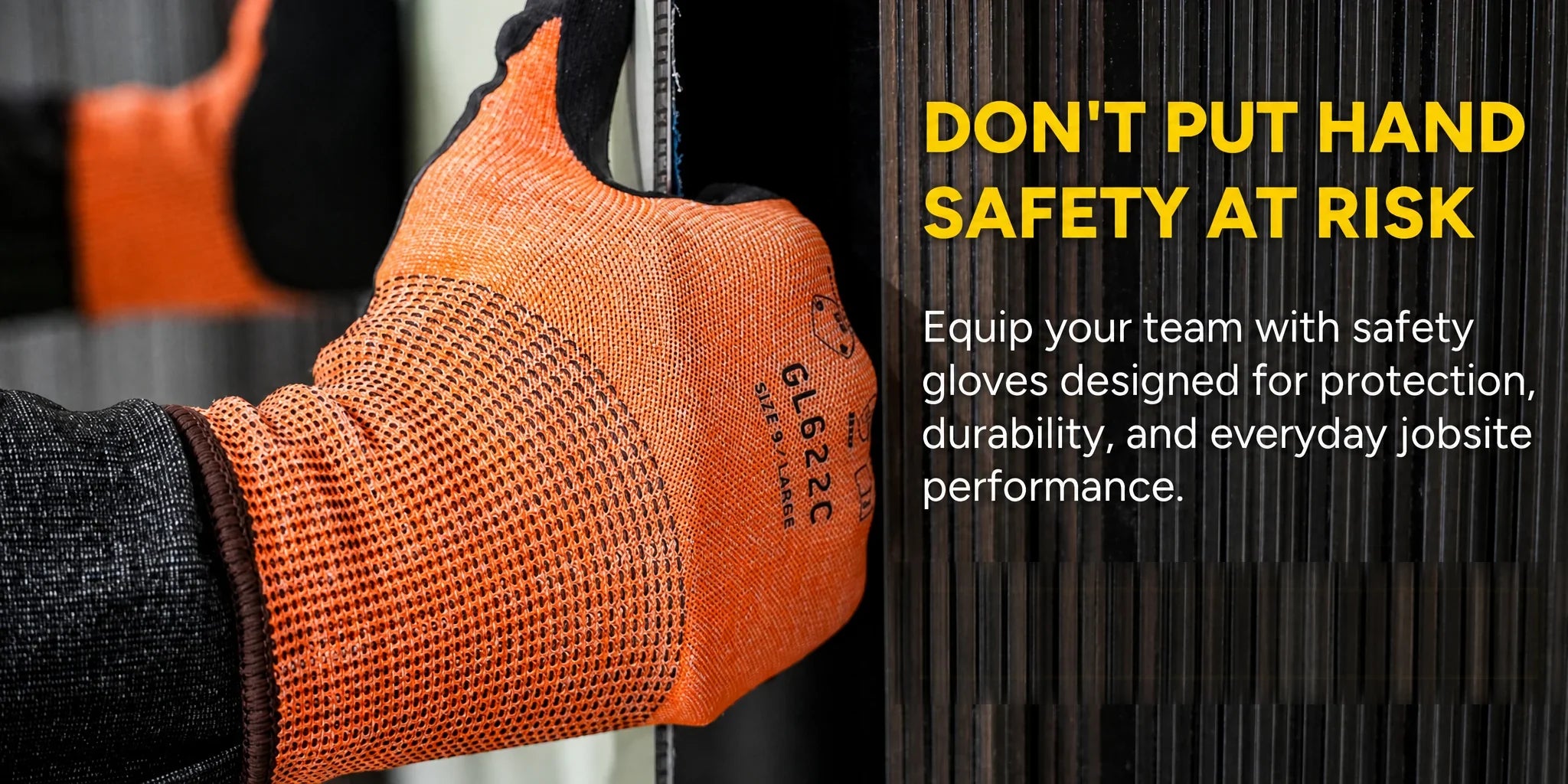 Coated work gloves