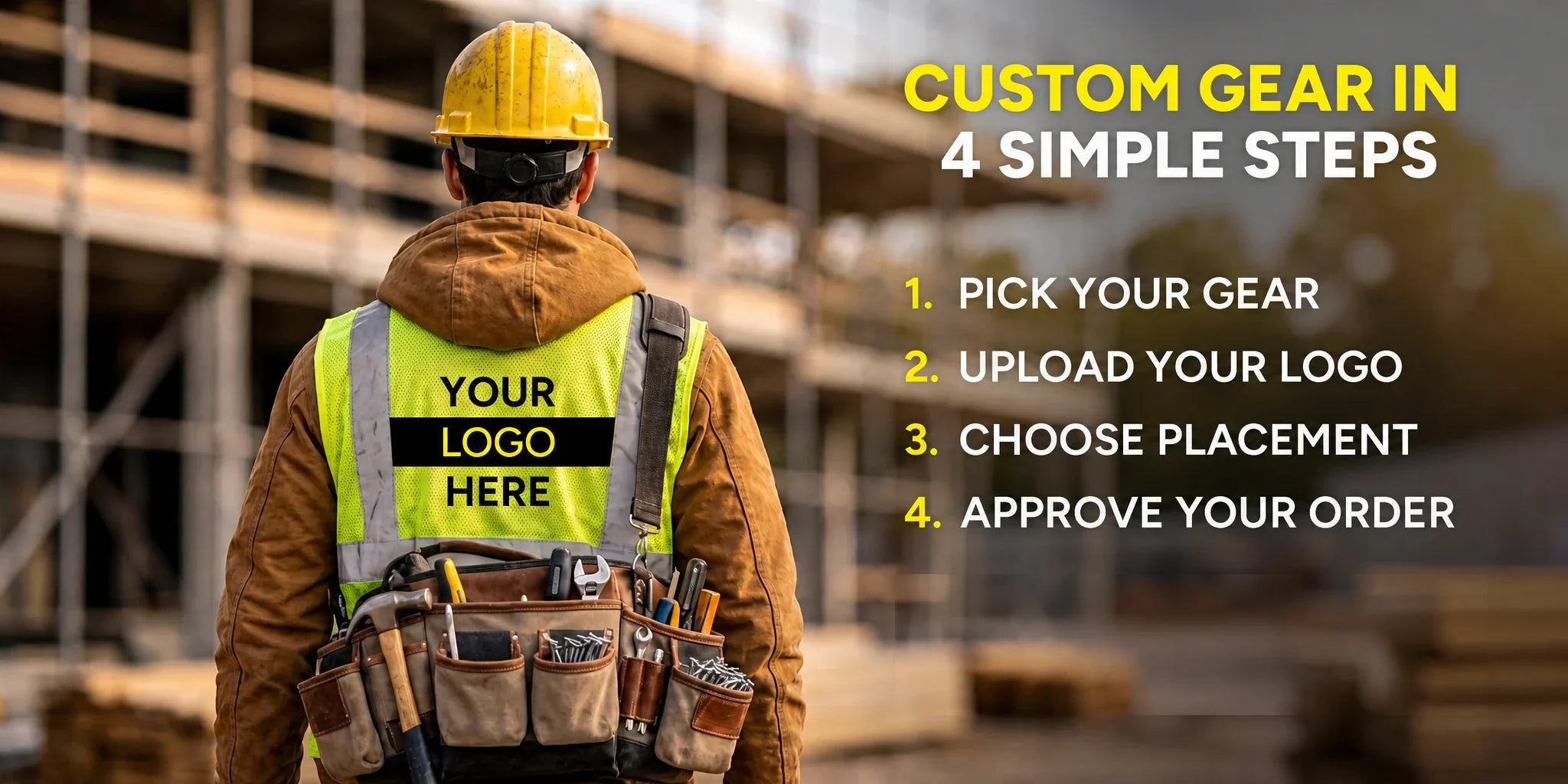 Custom imprinting in four steps